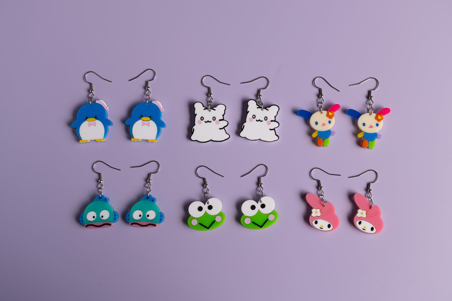 San character earrings 2