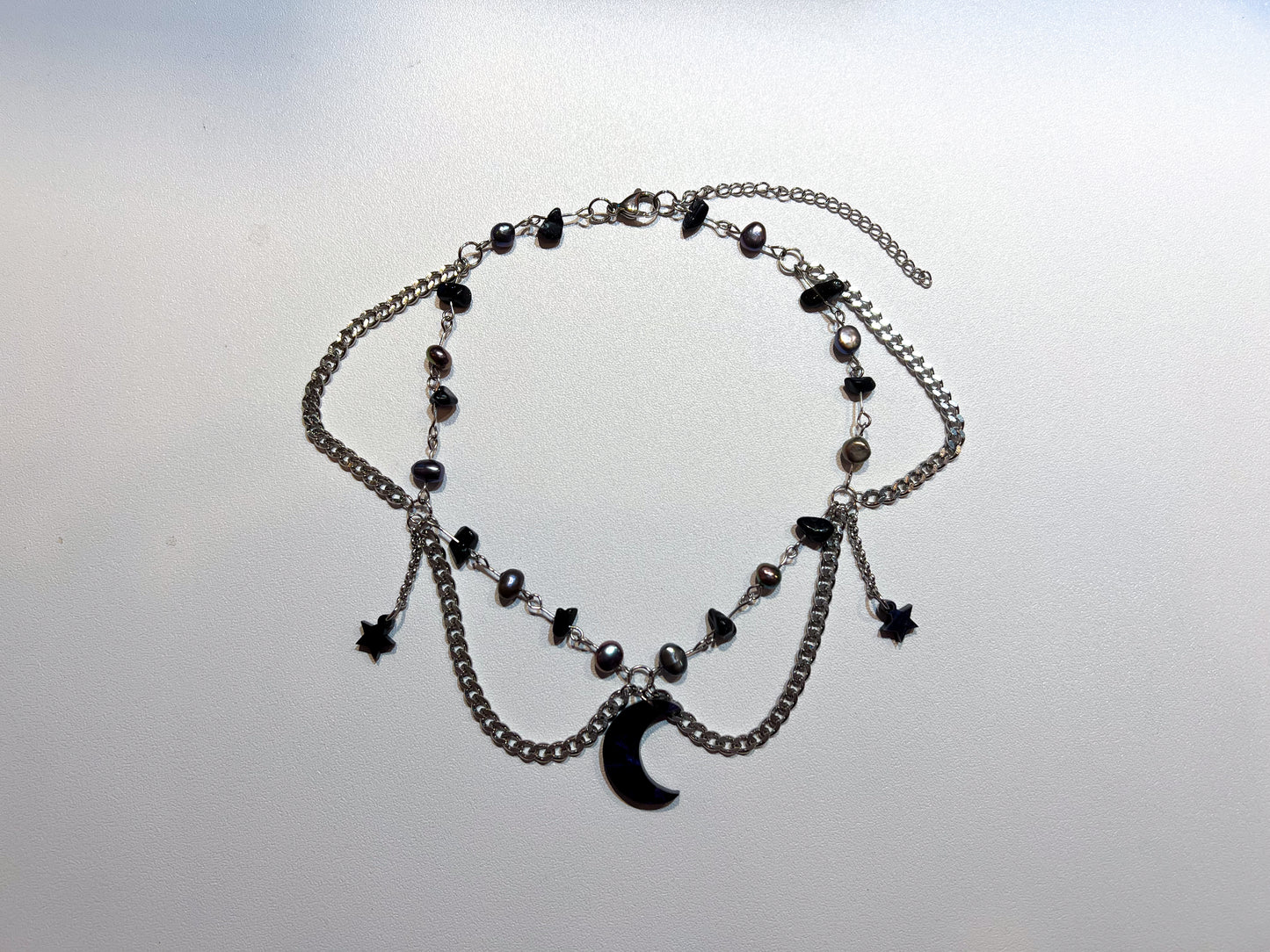 Bridget - chunky moon necklace
