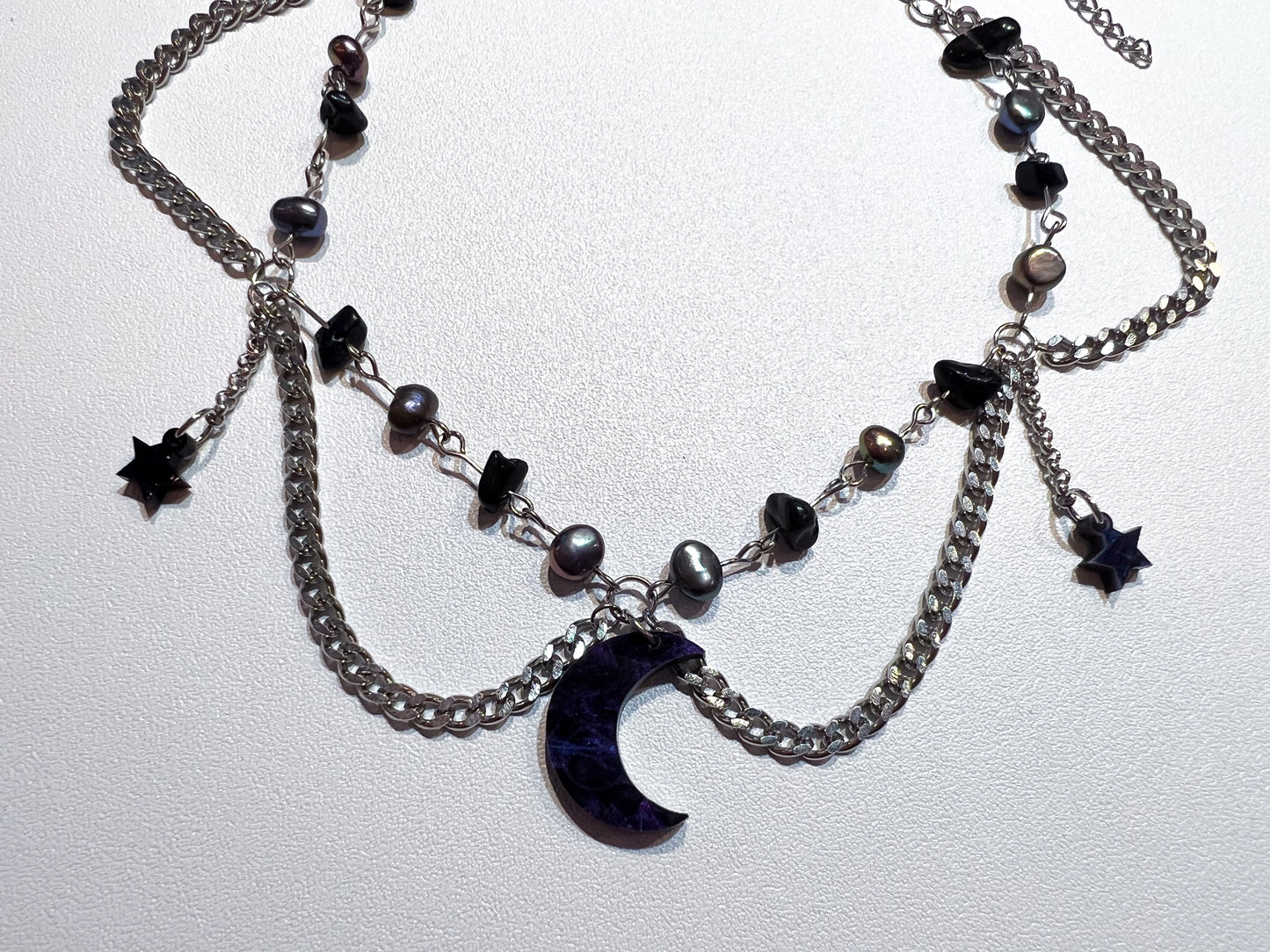 Bridget - chunky moon necklace