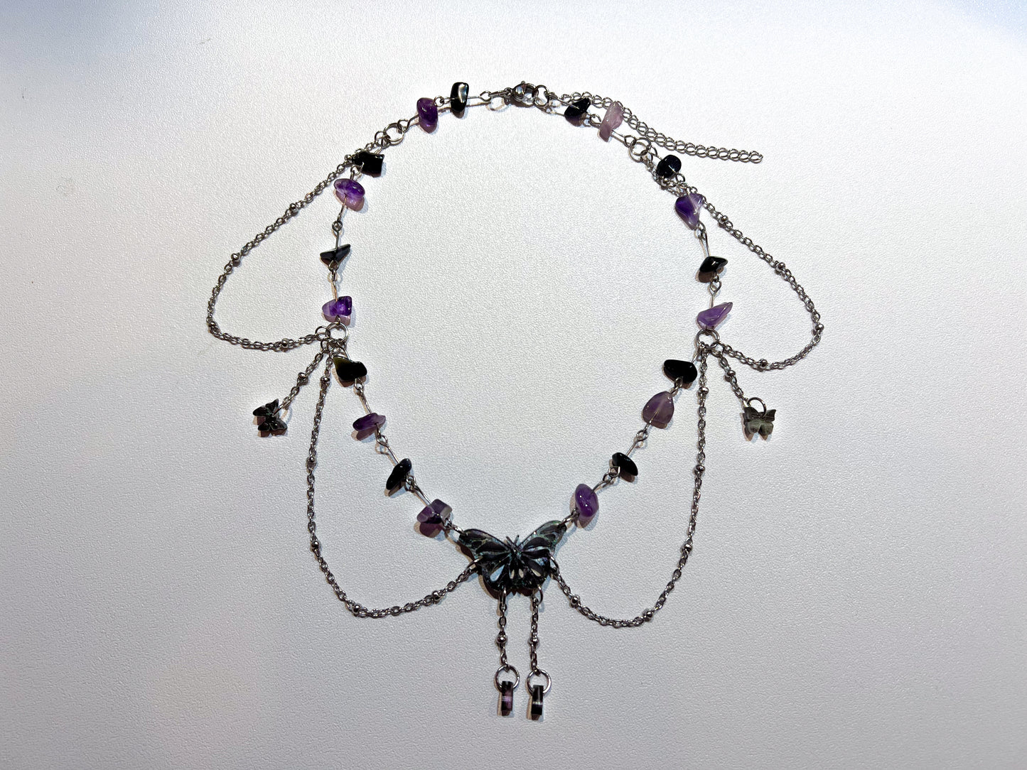 Iris - butterfly necklace