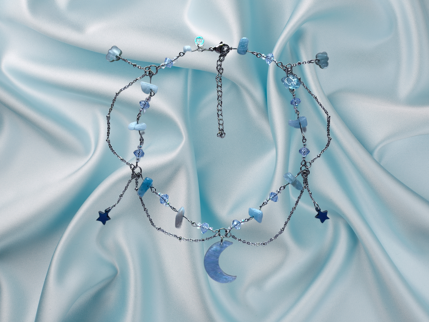 Luna - Aquamarine necklace