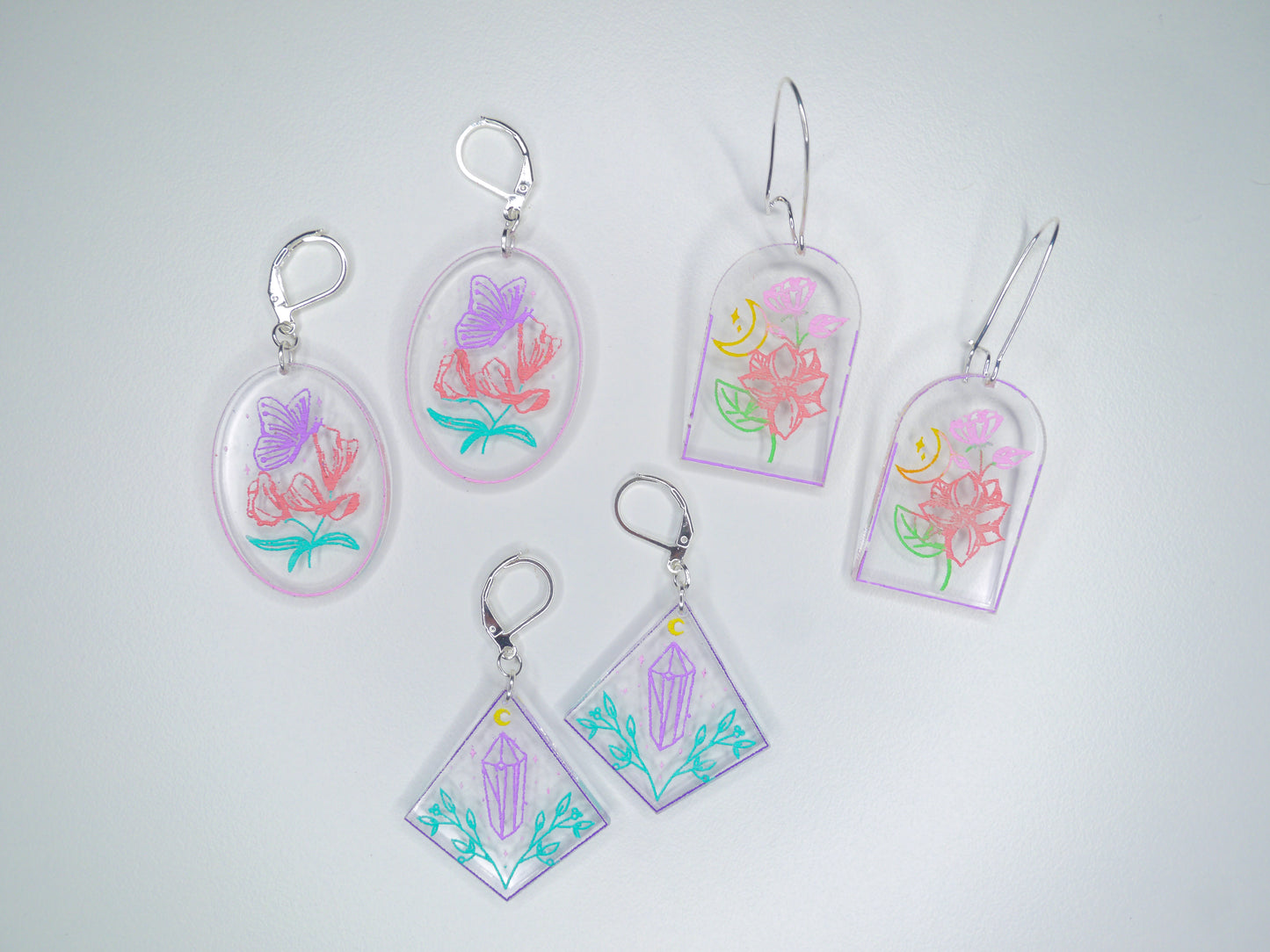 Dainty collection - butterflies and flowers