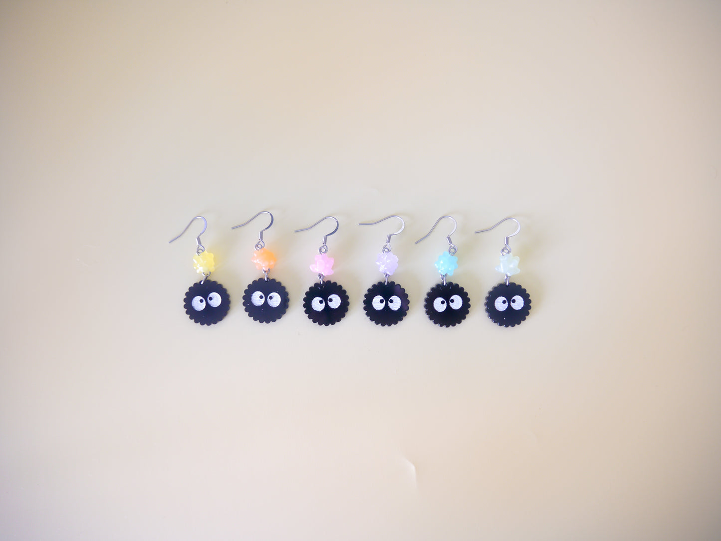 Sprite soot earrings