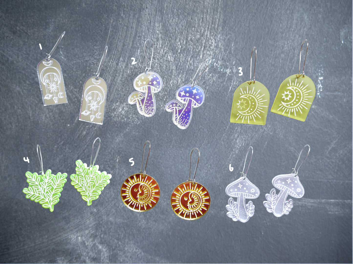 Dainty collection - magic mushrooms