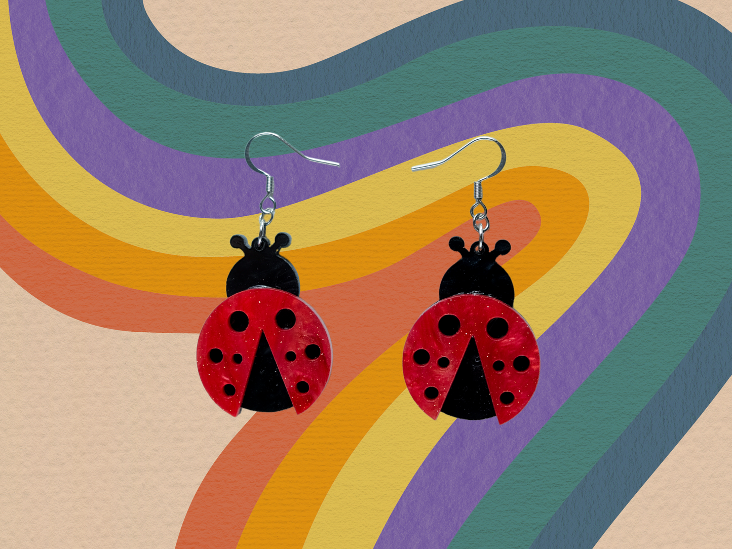 Swirly ladybug