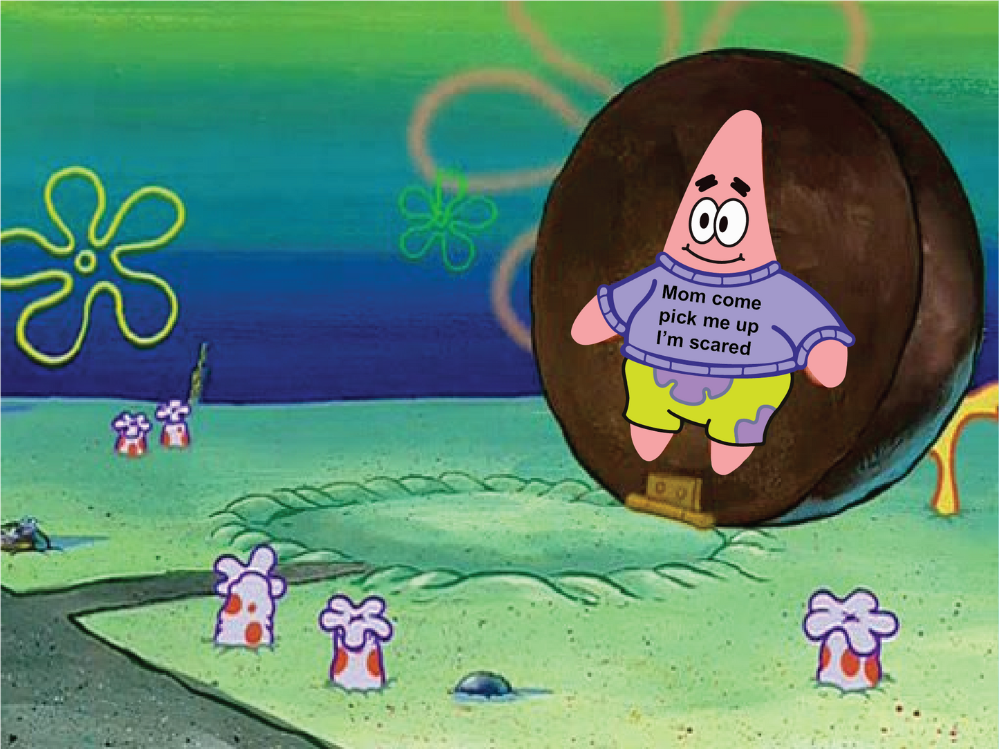 Mom come pick me up, im scared !!