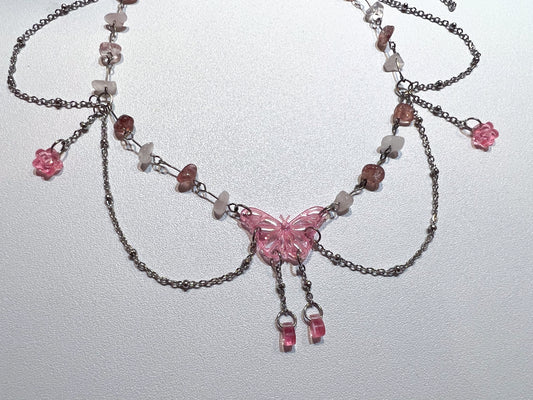 Julia - butterfly necklace