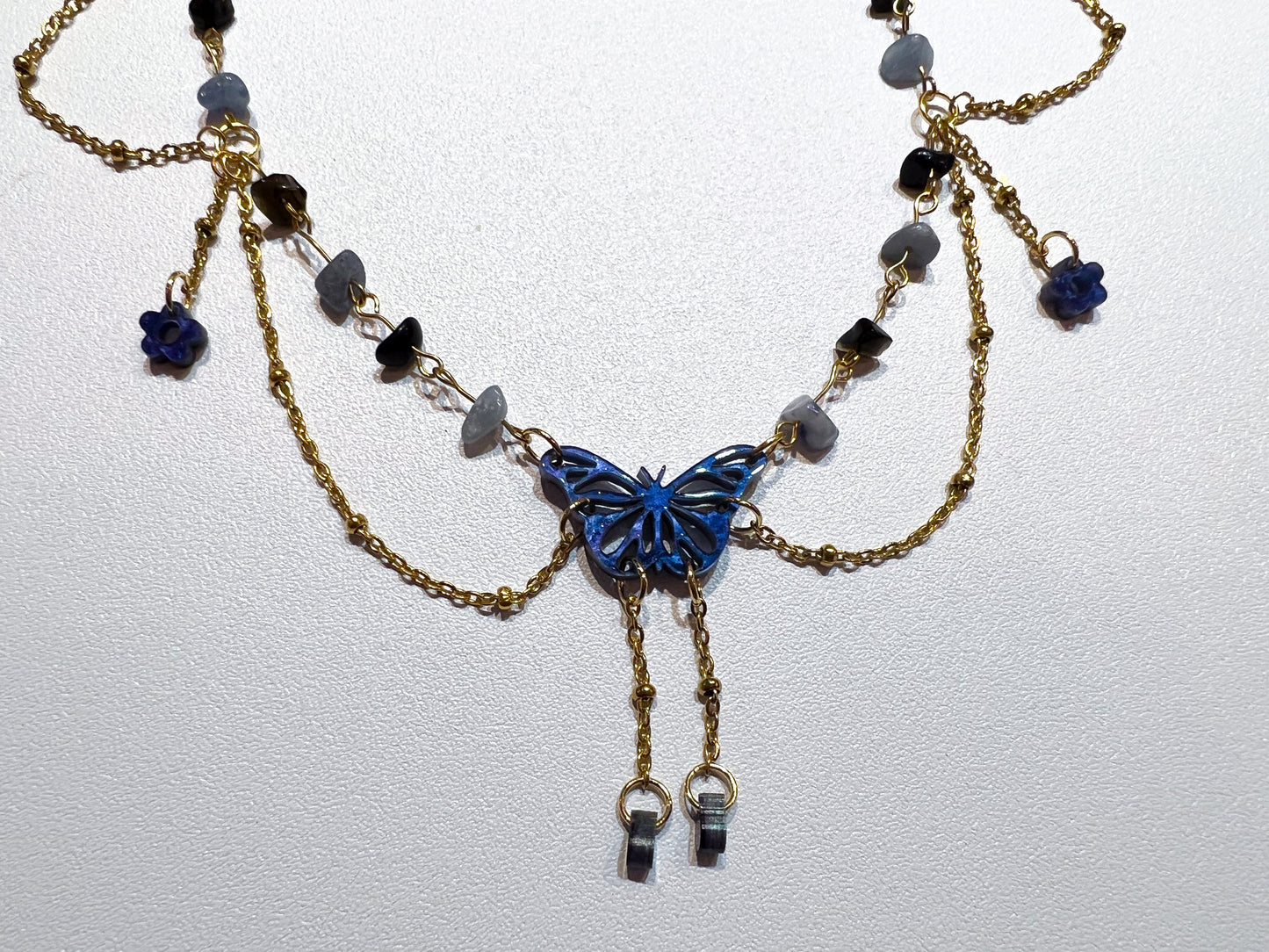 Celeste - butterfly necklace